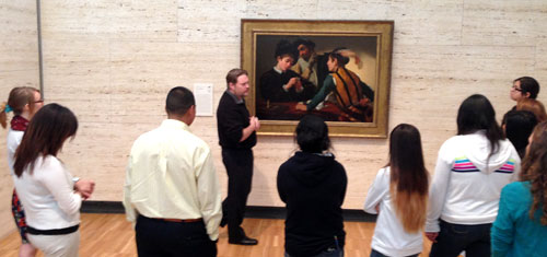 UT Arlington students tour Kimball Art Museum in Fort Worth. (Photo contributed)